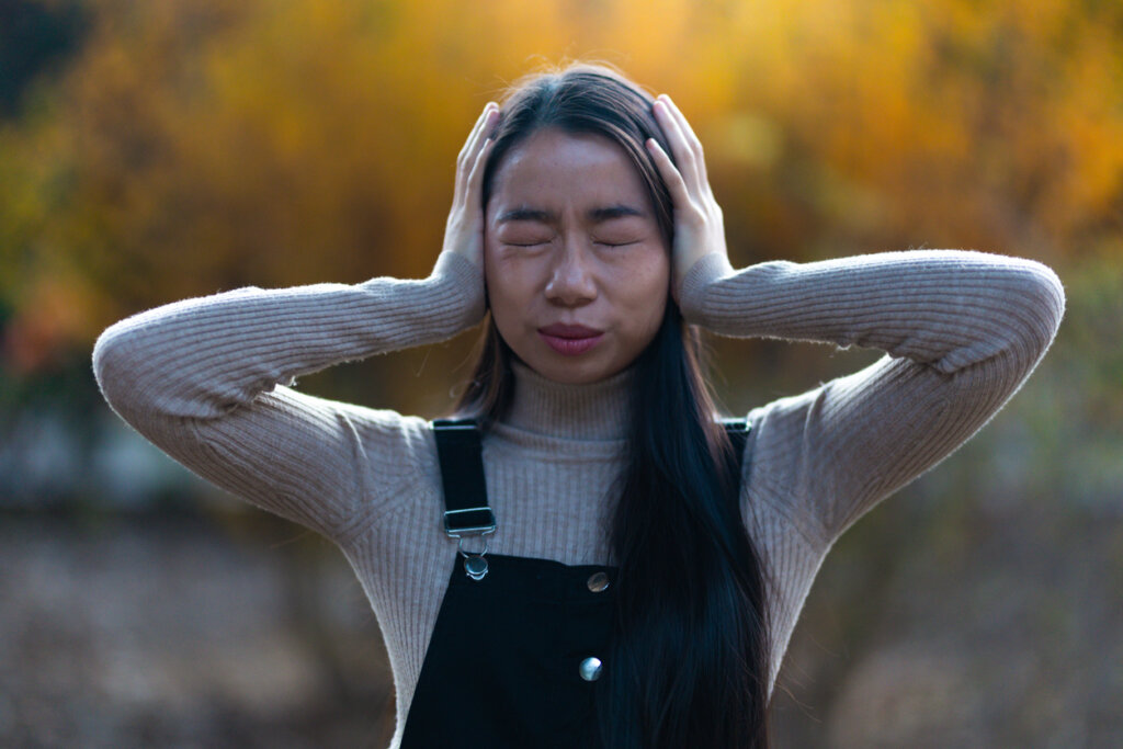 femme stressée