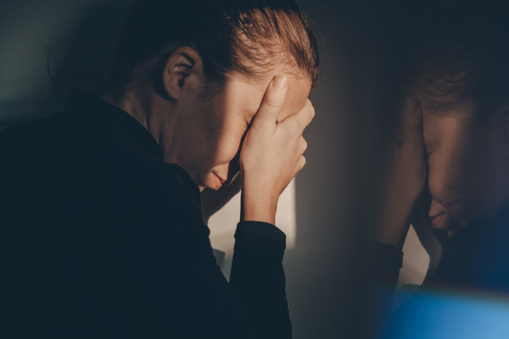 femme triste