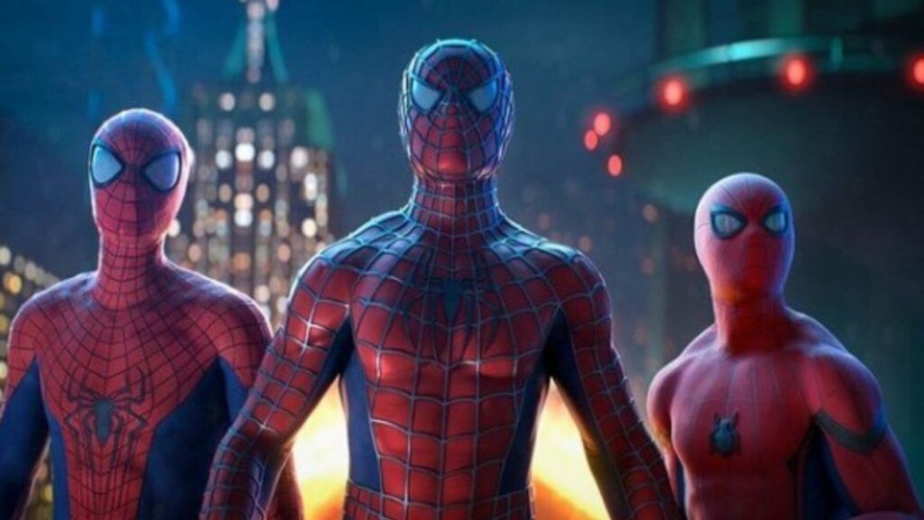 Tres spidermans diferentes