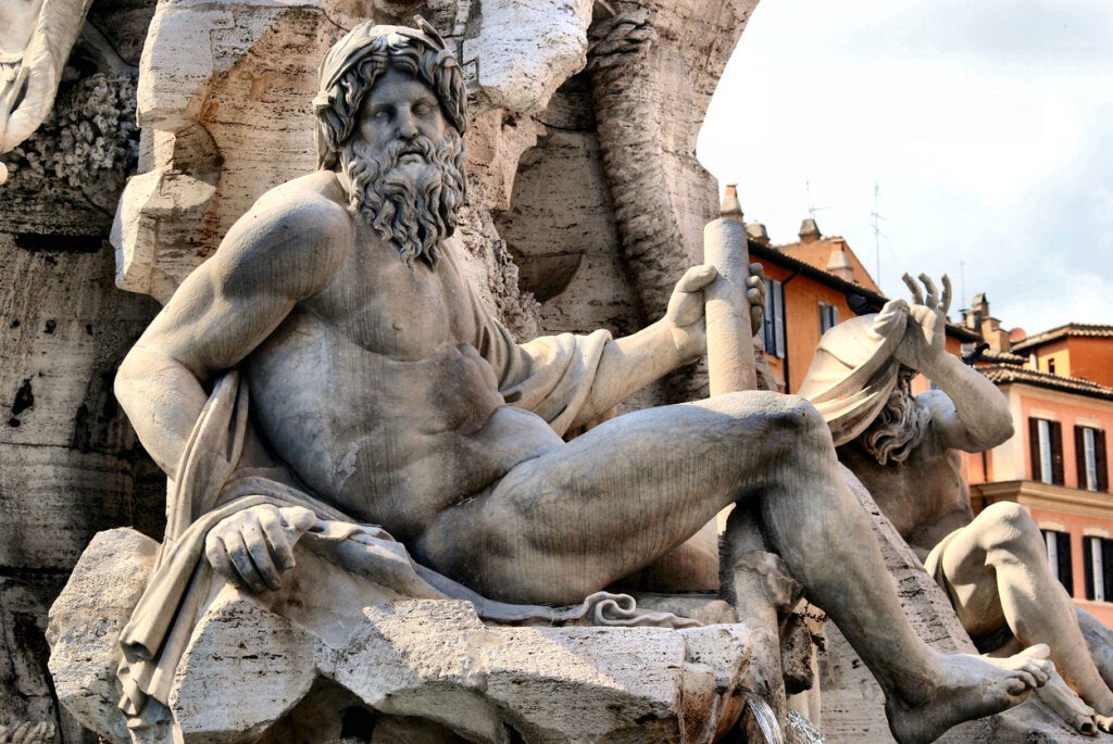 Fuente de Neptuno en Roma