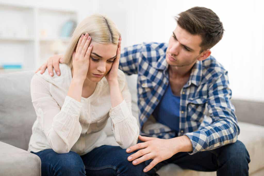 Couple worried about how anxiety affects love