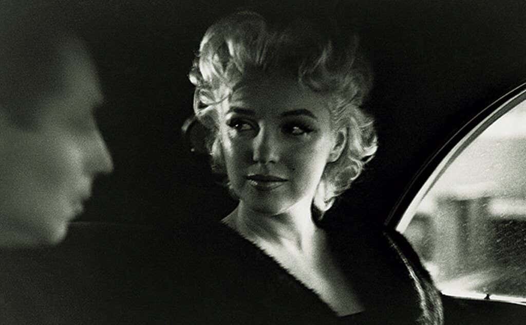 Marilyn i en bil