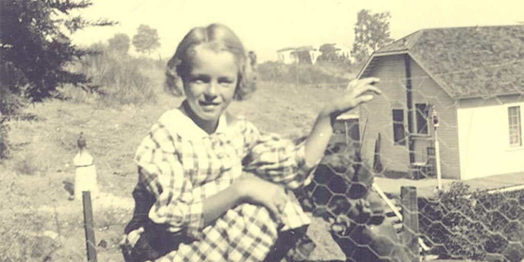 imagen para simbolizar la infancia traumática de Marilyn Monroe