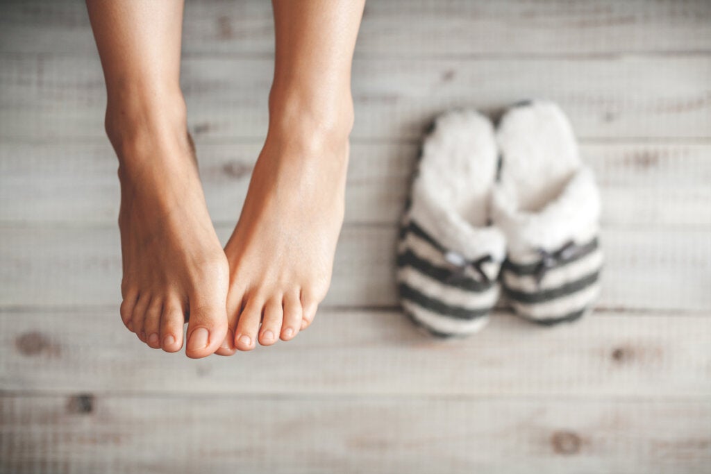 seltene Angstsymptome: kalte Füße