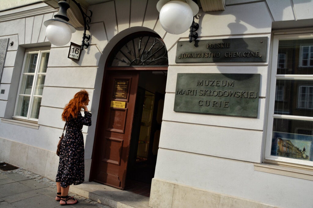 El Museo Maria Skłodowska-Curie, dedicado a la vida y obra de la dos veces premio Nobel polaca.