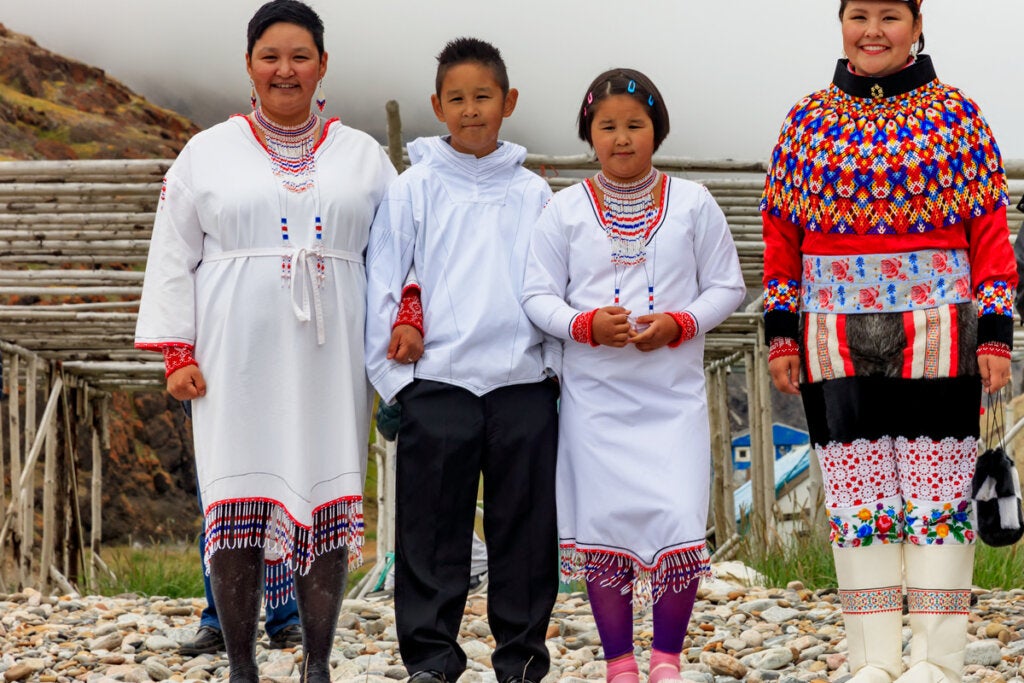 Inuitfamilj