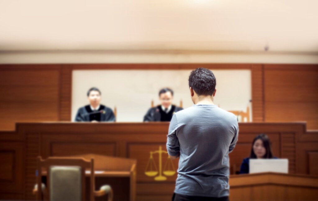 Zeugen im Gericht