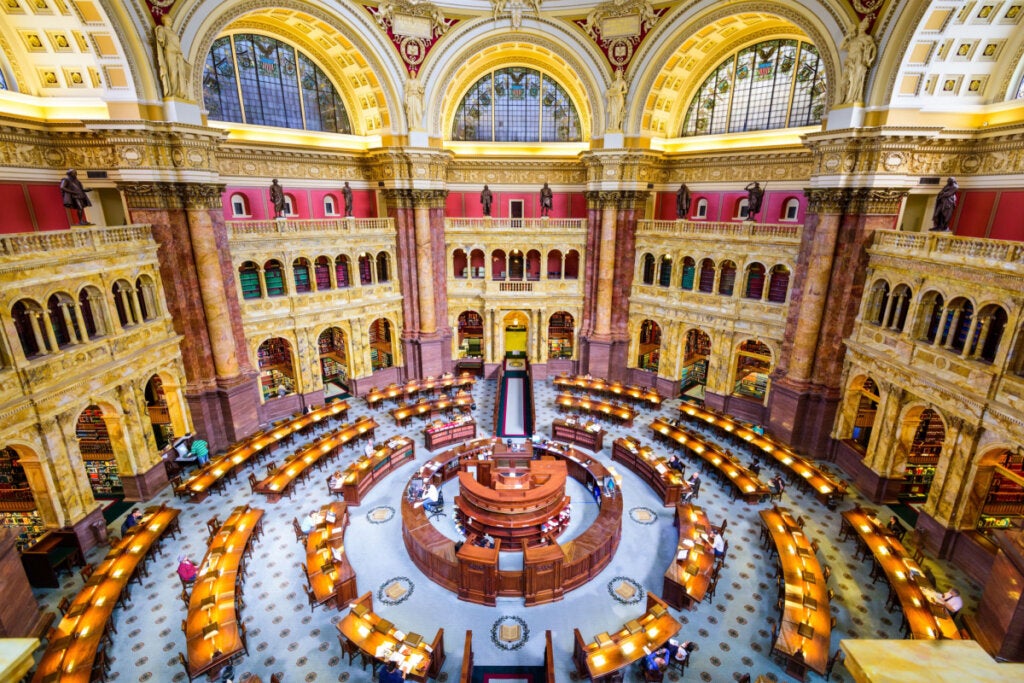 Biblioteca del Congreso de Washington. Crédito editorial: Sean Pavone / Shutterstock.com