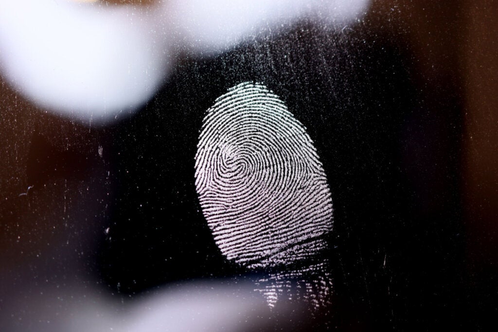 Fingerabdruck als Beweismittel in der Kriminologie