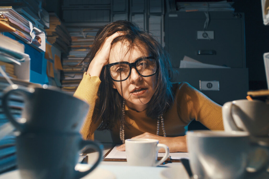 fille stressée