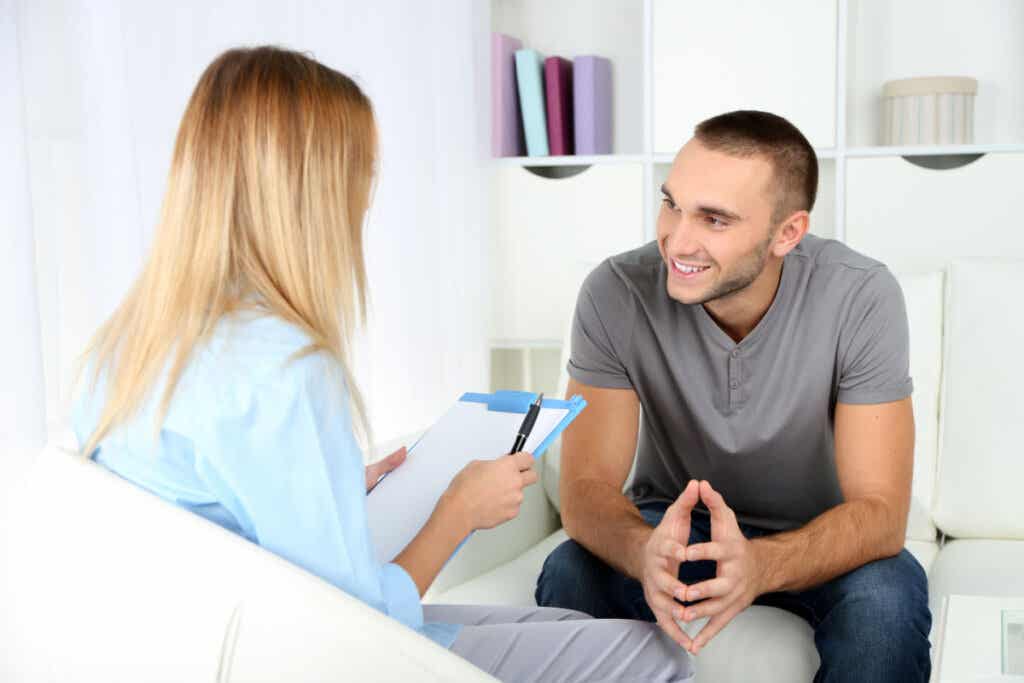 Patient interested in his psychologist