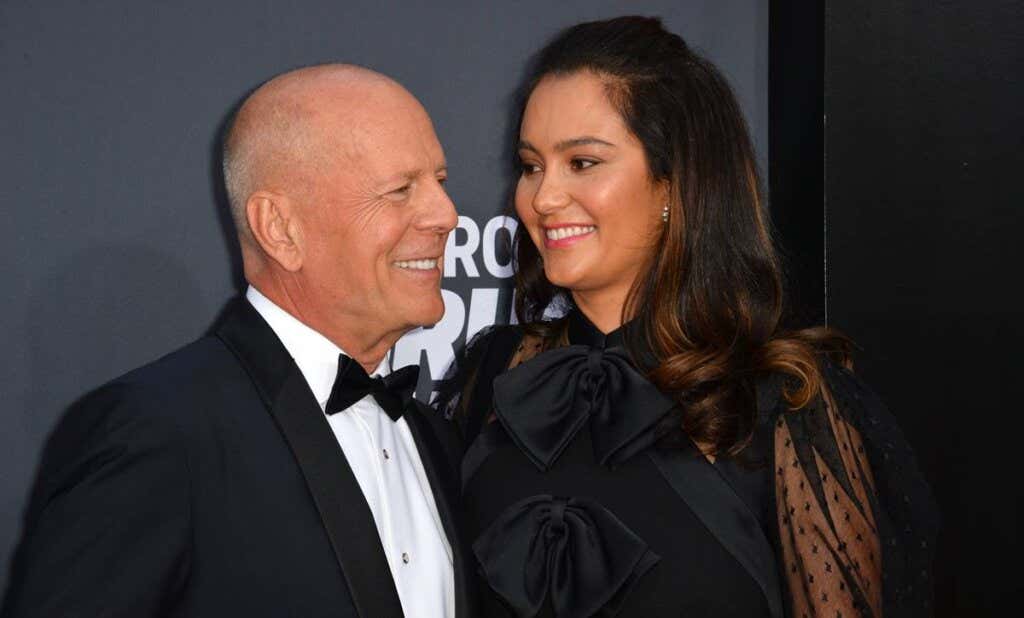 Bruce Willis e sua esposa