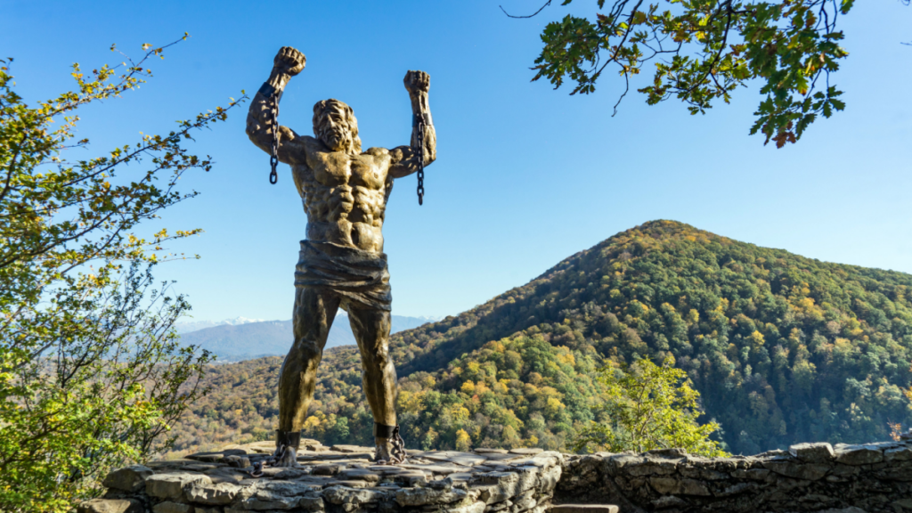 sculpture de Prométhée