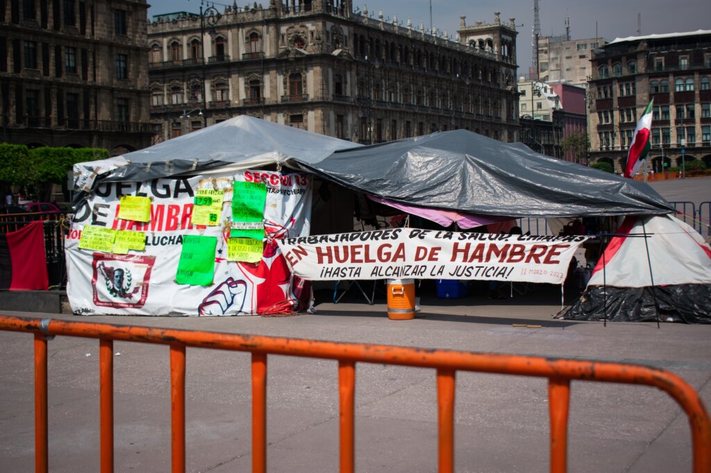 Jejum é usado como recurso de protesto