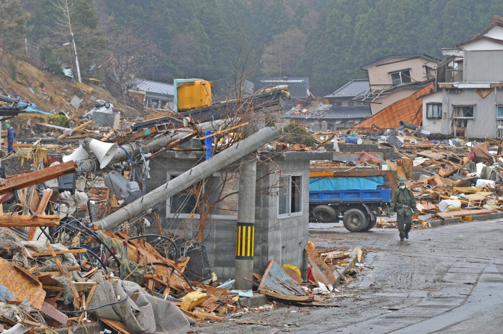 El gran terremoto de Japón fue de magnitud 9,0 en la escala de Richter