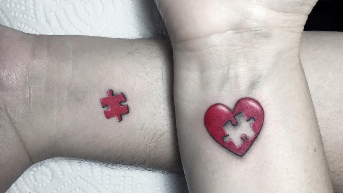 Tatuaje piezas de puzle