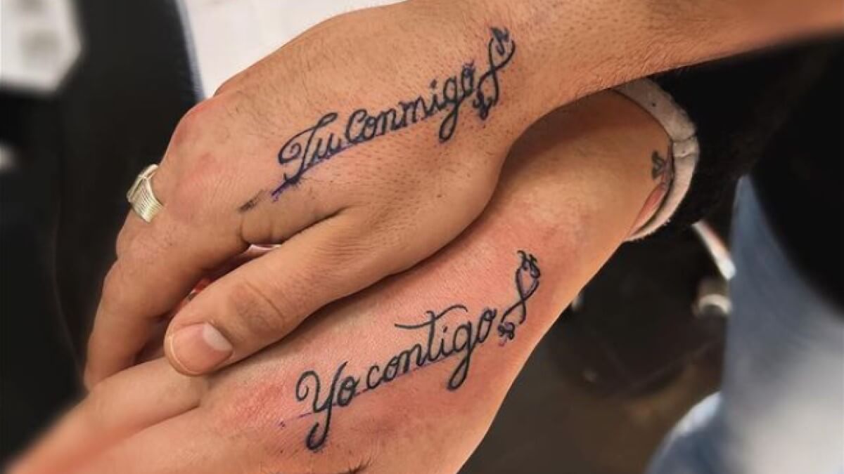 Tatuajes de amor para parejas: tu conmigo, yo contigo
