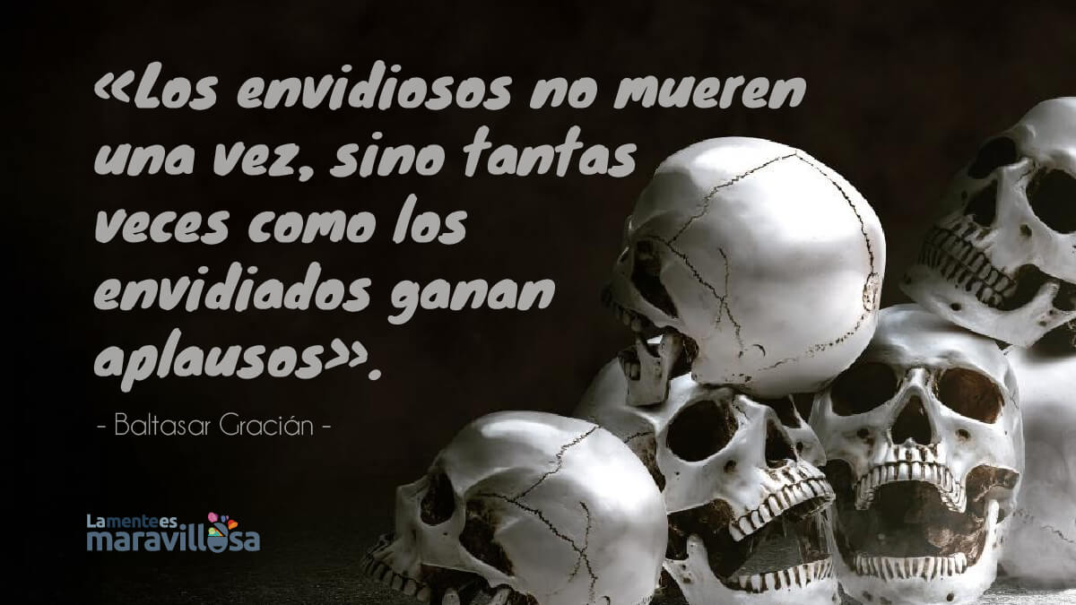 Frase sobre la envidia de Baltasar Gracián.