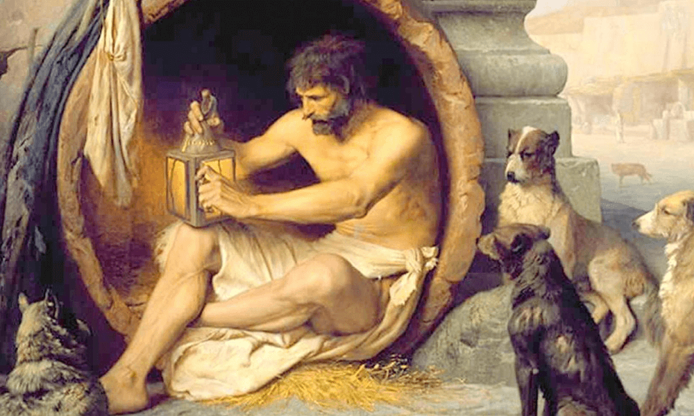 Diogenes was een van de invloedrijkste Griekse filosofen uit de geschiedenis