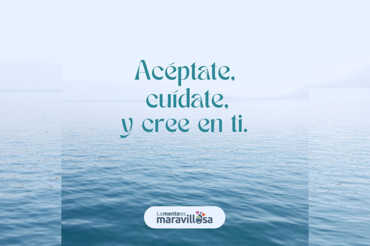 Frase corta positiva.