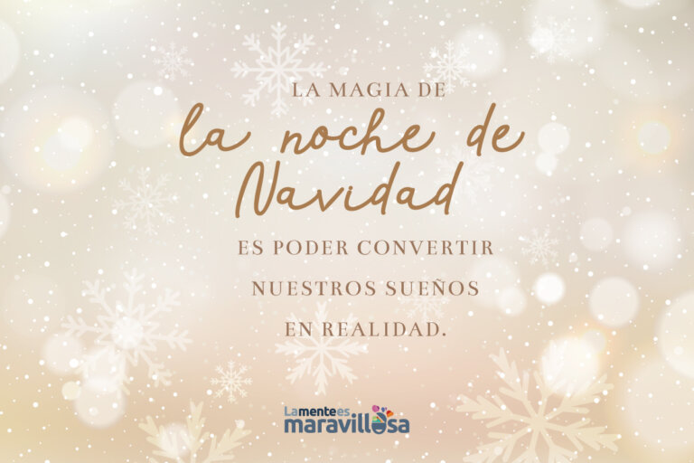 Mensaje en fondo navideño