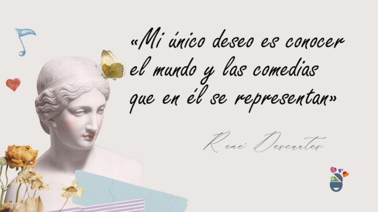 Frase cartesiana sobre conocer el mundo