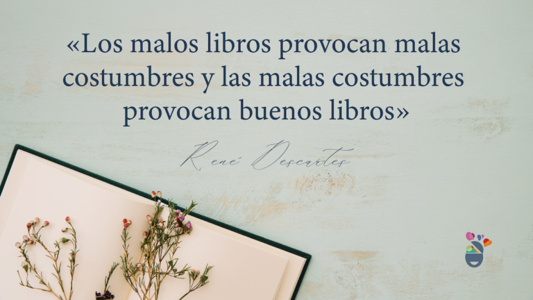 Citação de René Descartes sobre leitura