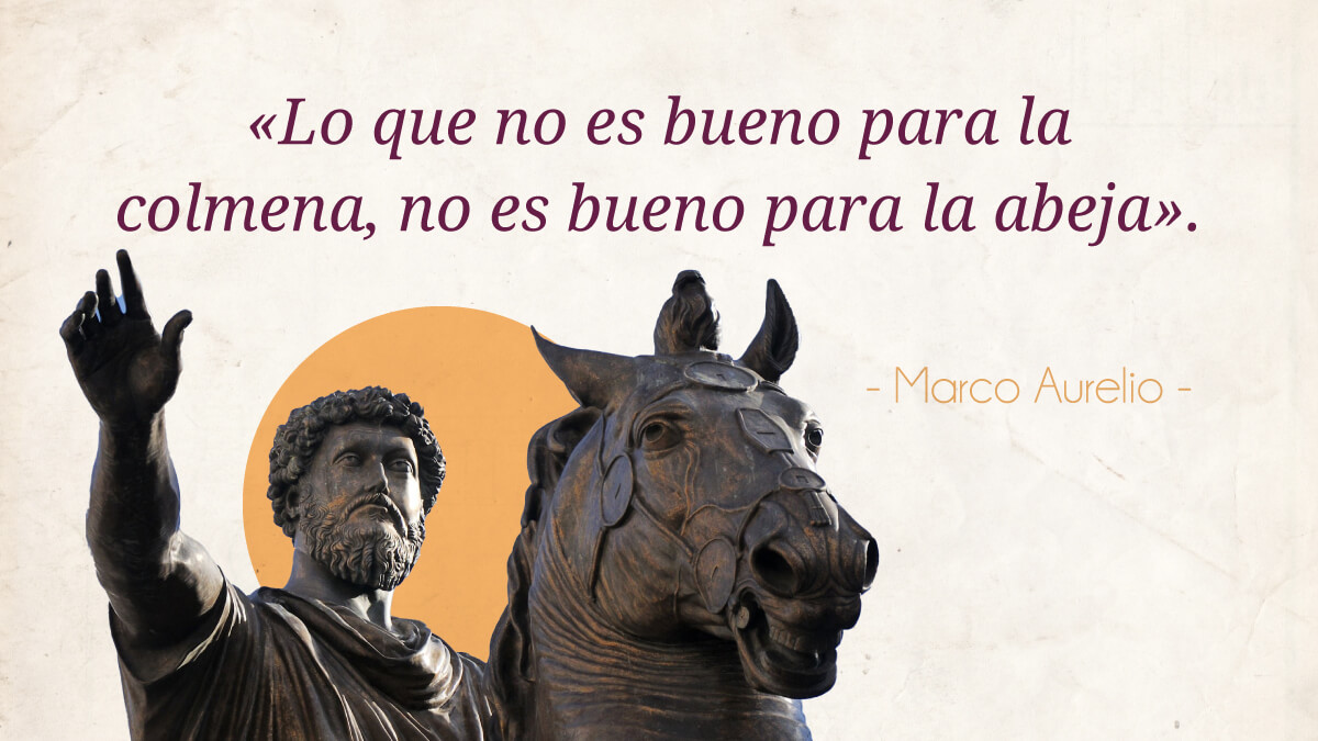 Una de las frases de Meditaciones de Marco Aurelio