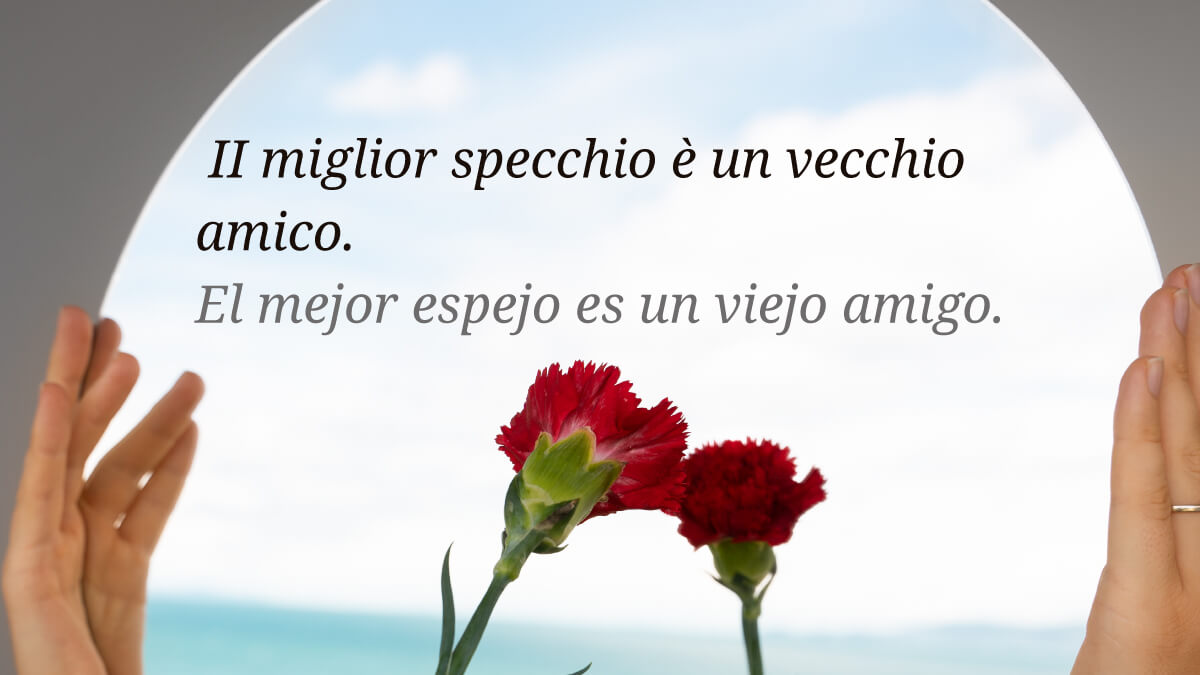 Una de las frases en italiano sobre la amistad