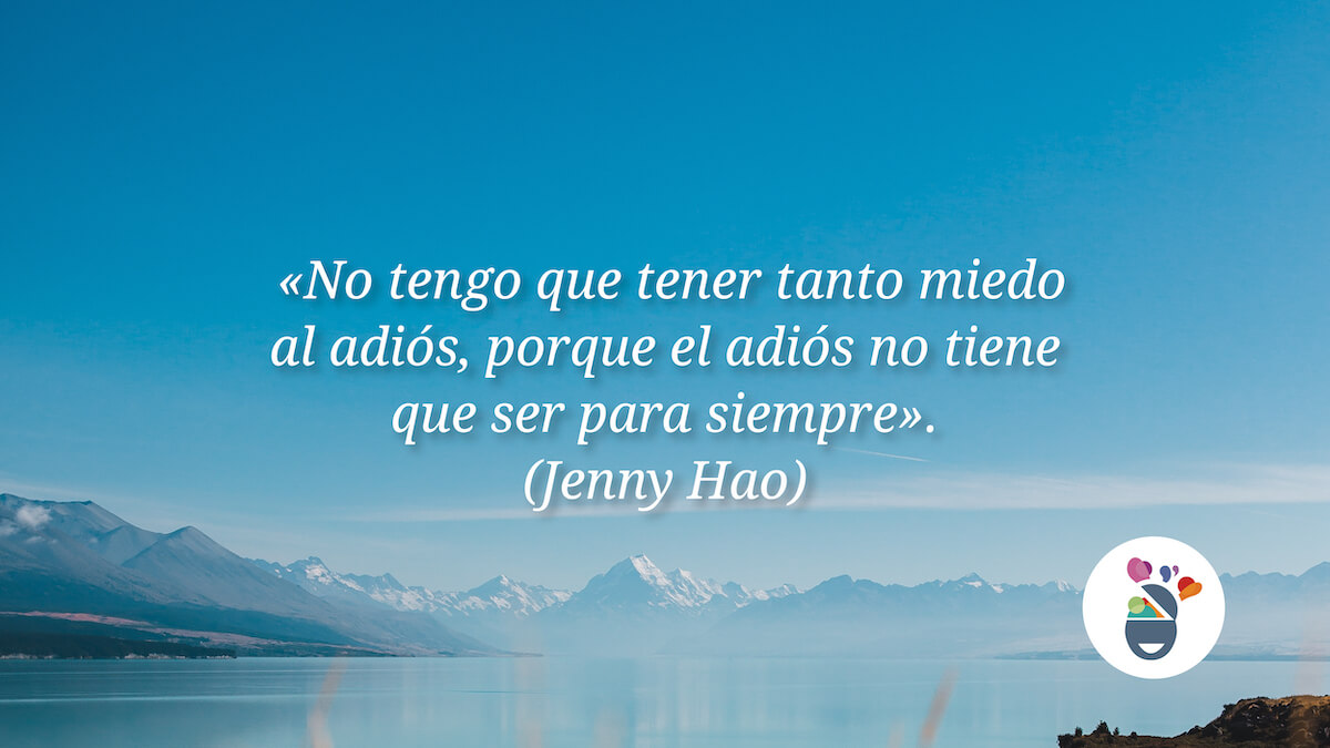 Frase de despedida de Jenny Hao
