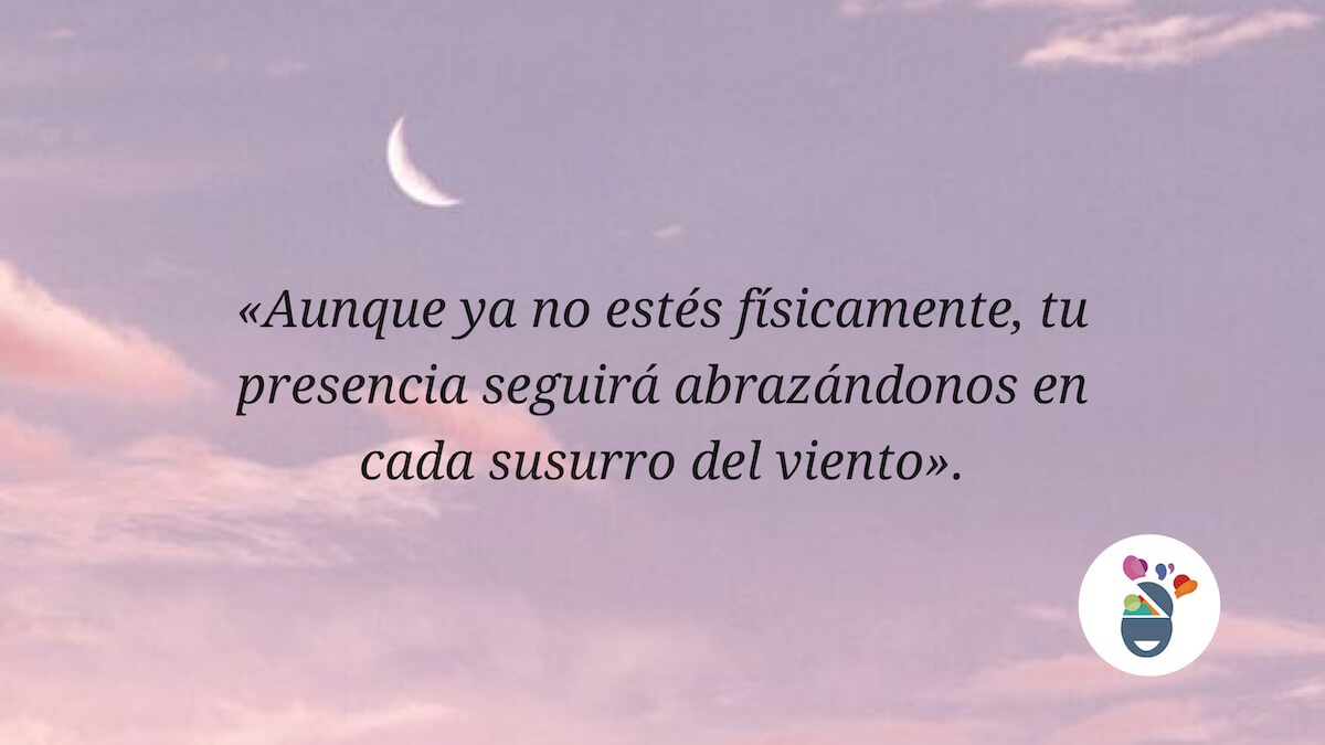 Frase para decir adiós a un ser querido fallecido