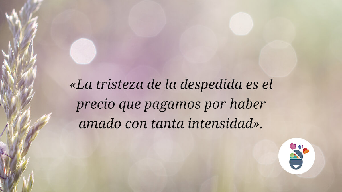 Palabras tristes de despedida