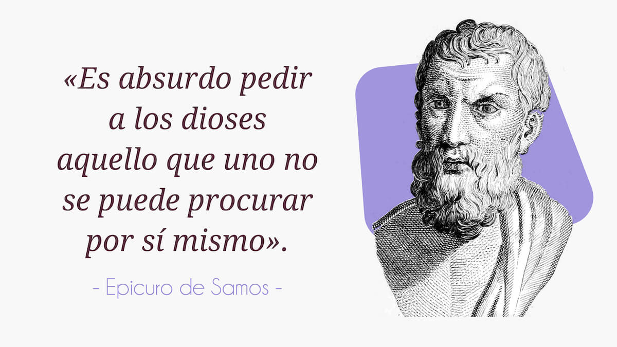Pensamiento de Epicuro sobre Dios