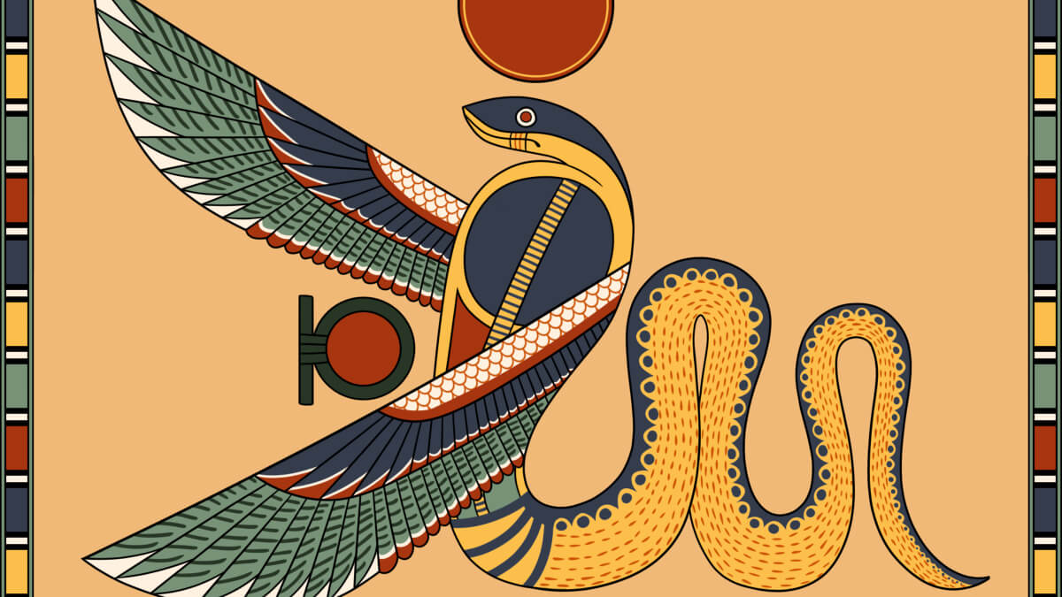 Egyptische godin Wadjet