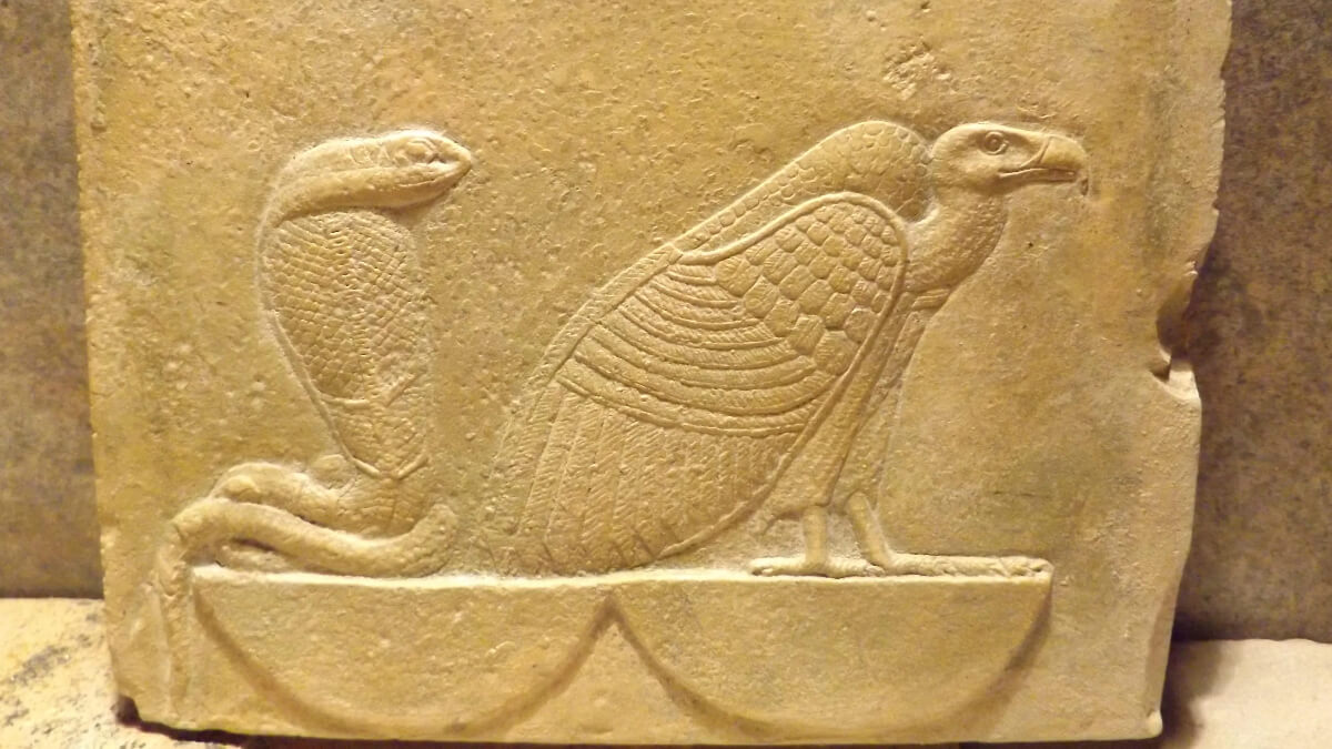 Göttinnen Nekhbet und Wadjet.