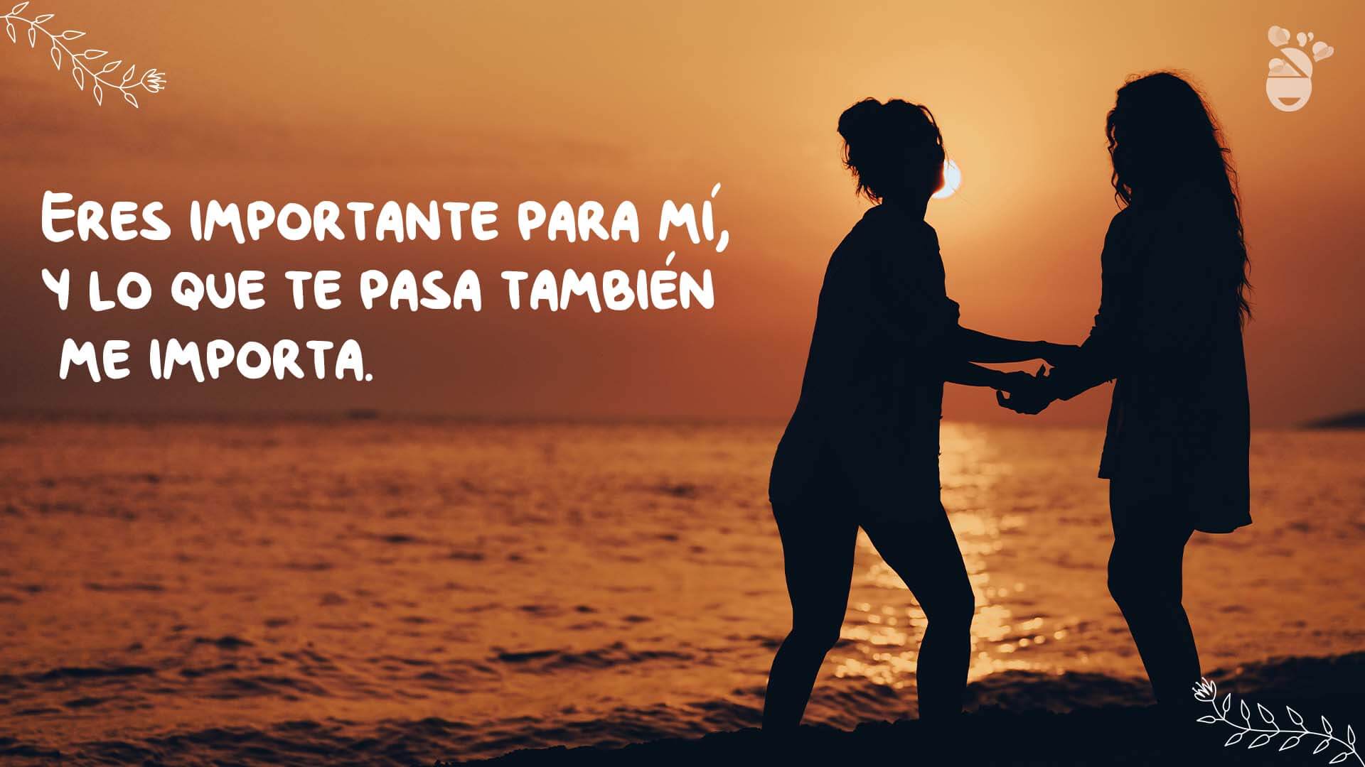 Expresión para animar a una amiga triste