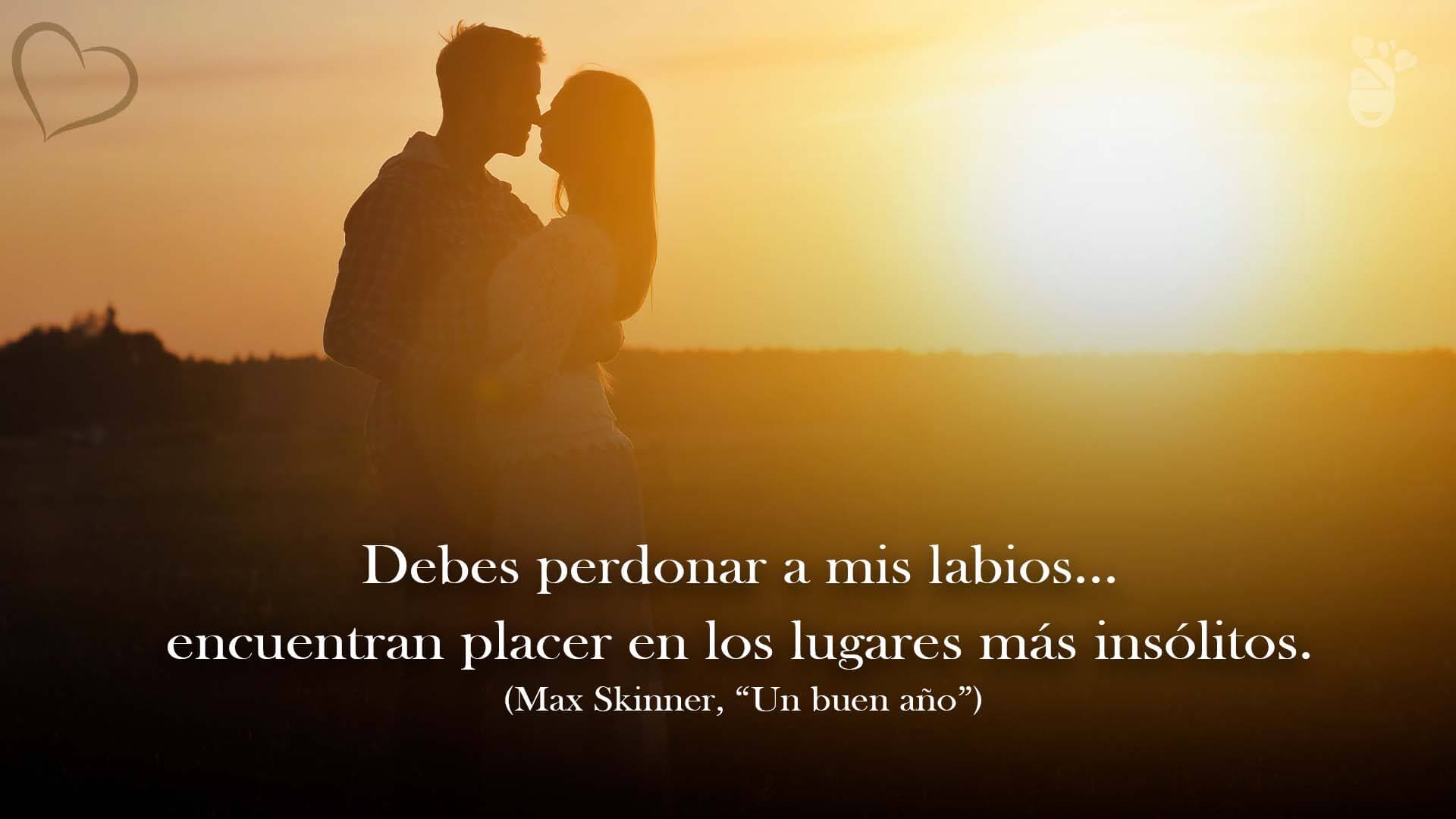 Una frase sensual dicha por Max Skinner