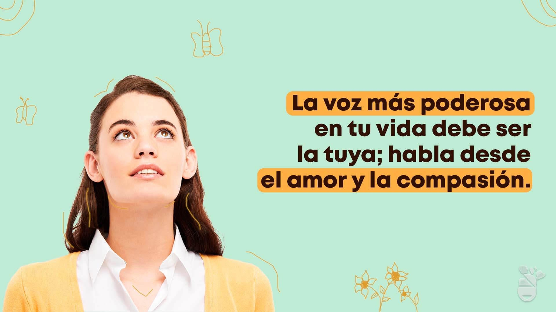 Frase de autoaceitação e amor próprio