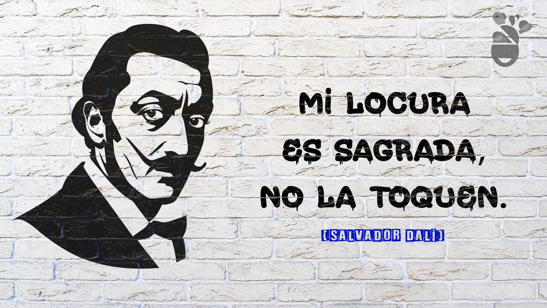 O graffiti de Dali sobre a loucura