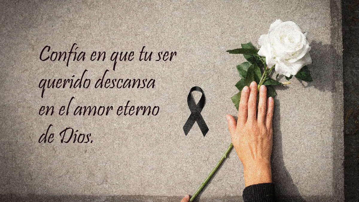 Mensaje religioso de pésame