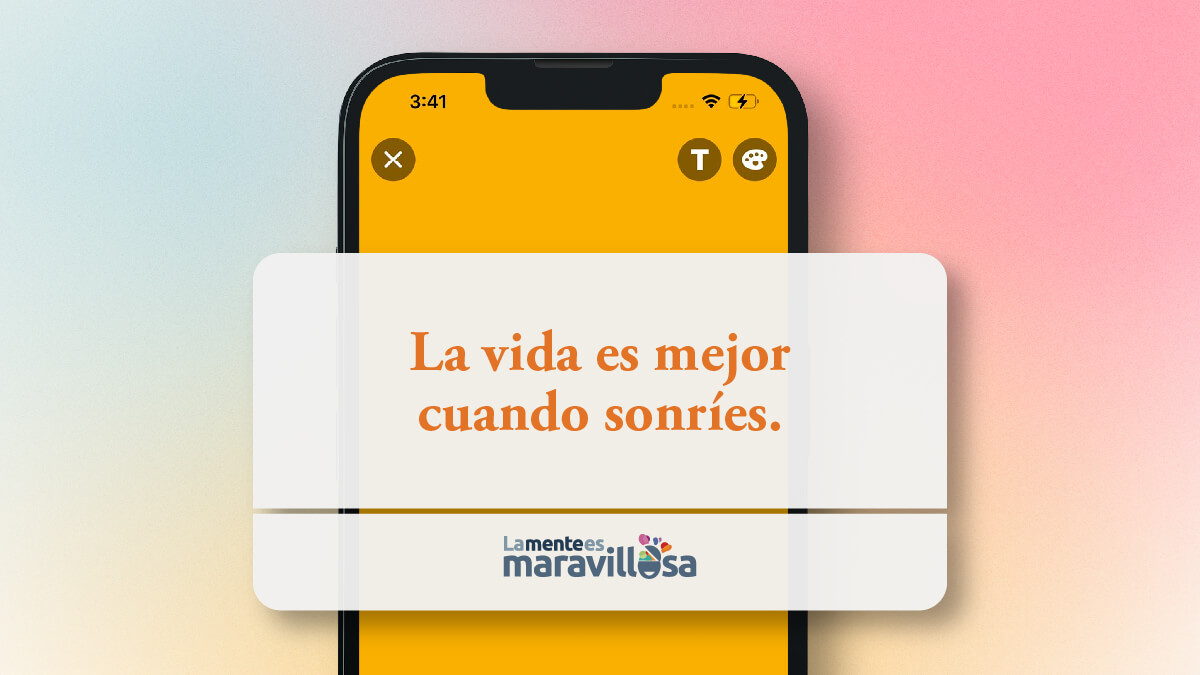 Pensamiento positivo para WhatsApp