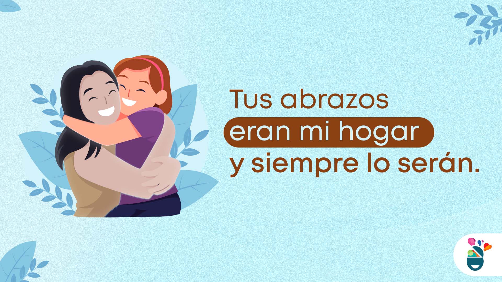 Madre e hija abrazándose para ilustrar una de las frases para recordar a una mamá fallecida