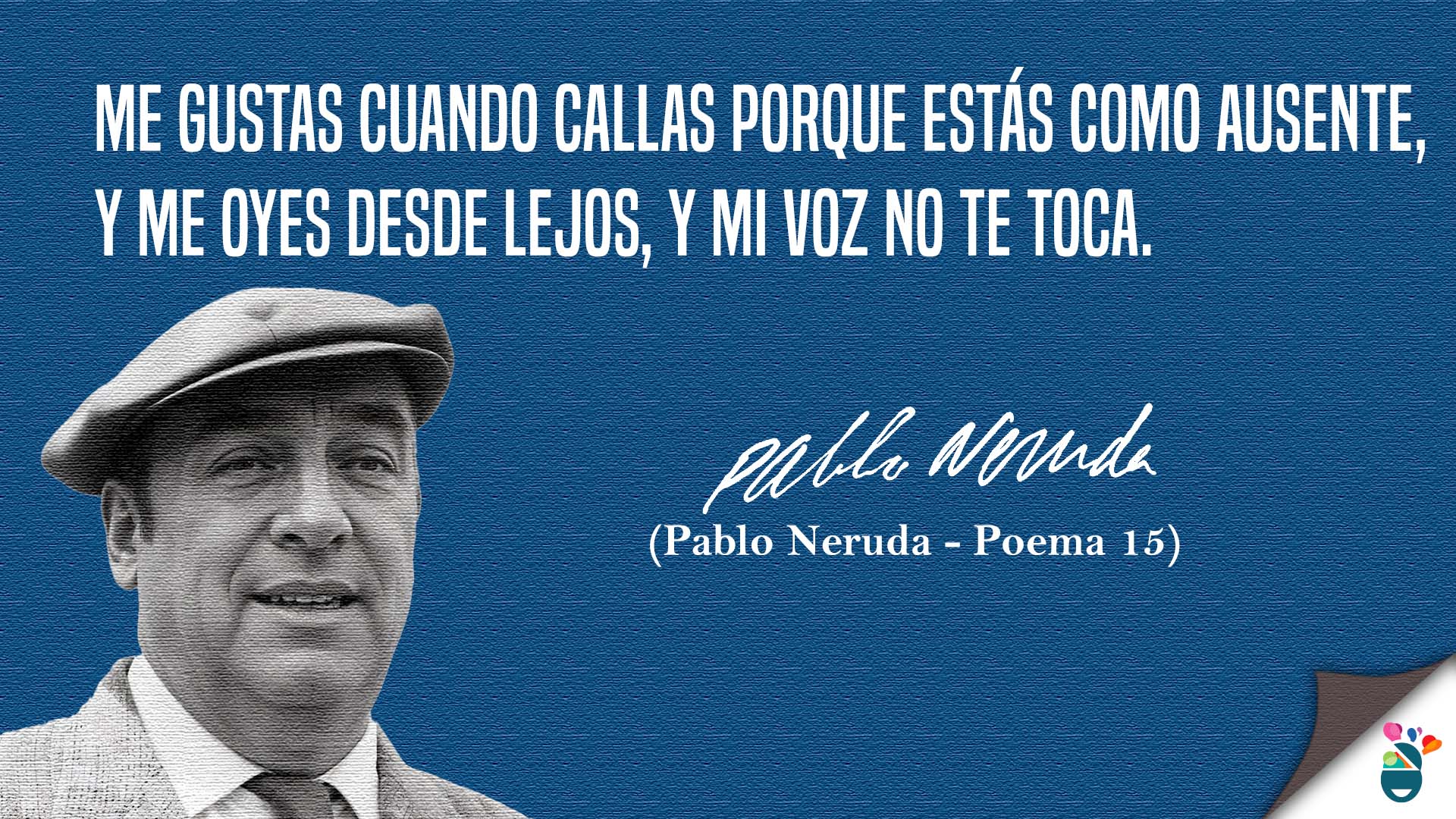 Poema 15 de Pablo Neruda