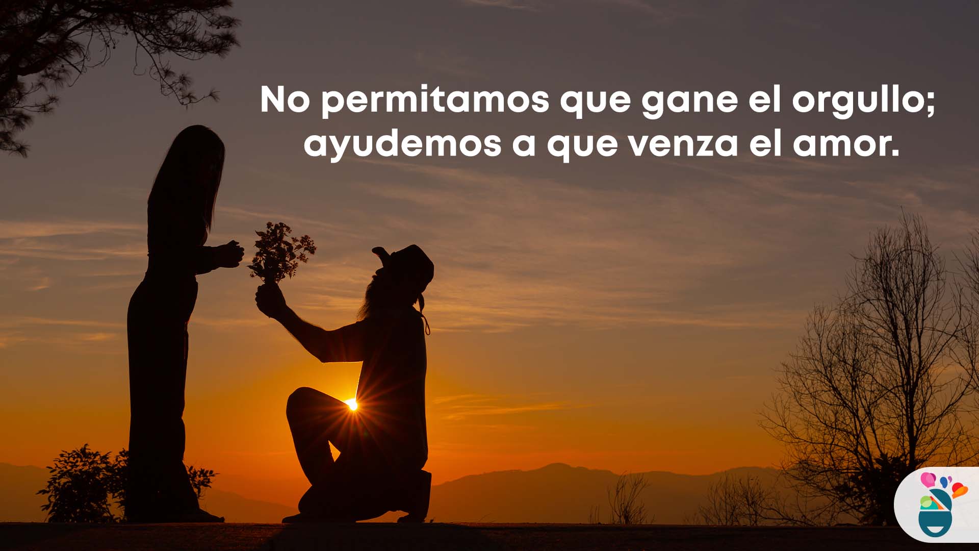 Chico pide perdón a su novia en el atardecer después de una discusión