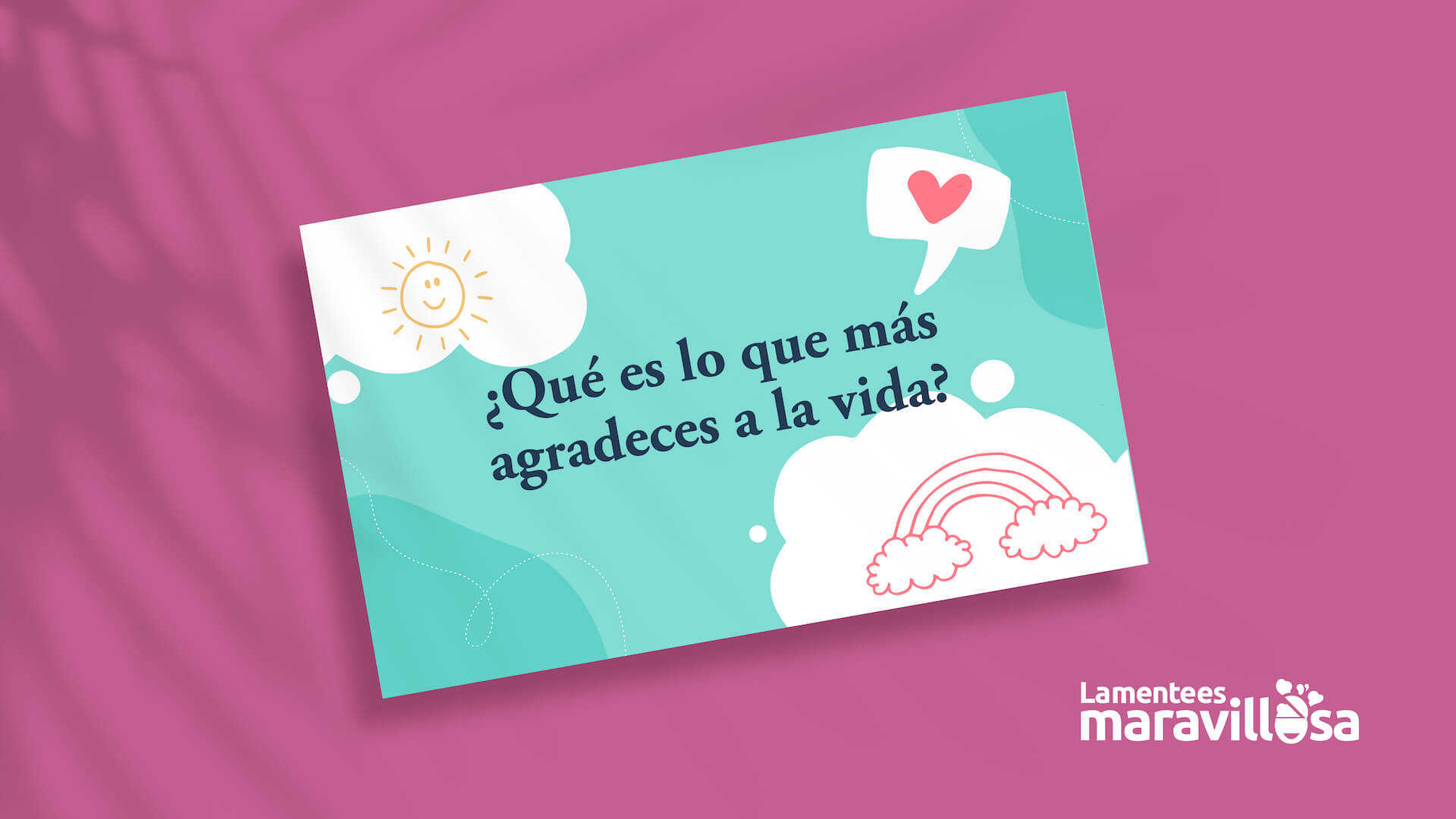 Pregunta sobre el agradecimiento