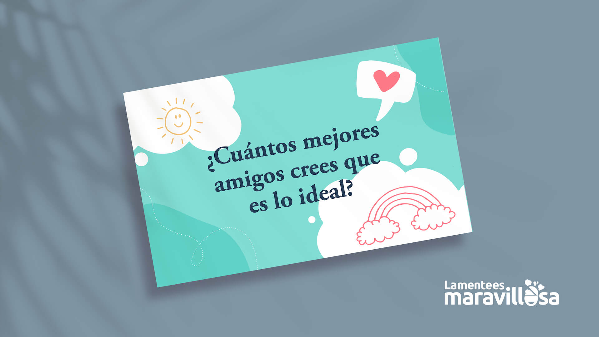 Una de las preguntas profundas para tener conversaciones interesantes con tus amigos